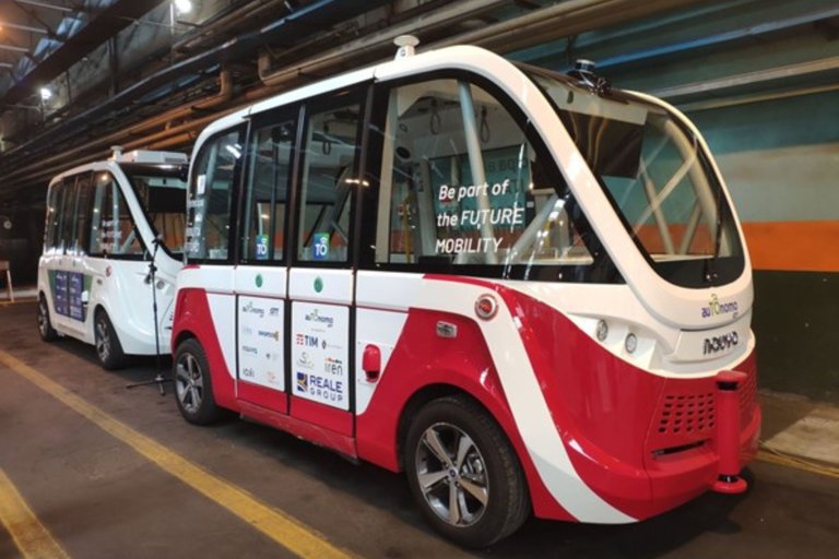 Torino lancia il primo bus pubblico a guida autonoma